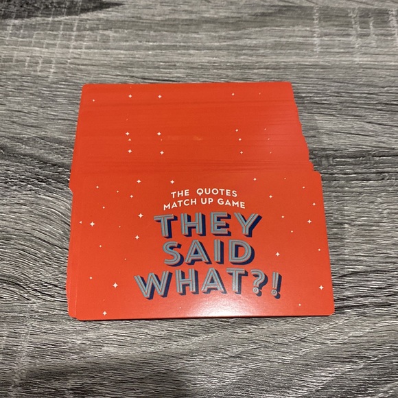 They Said What?! - Trivia Card Game - Picture 6 of 9